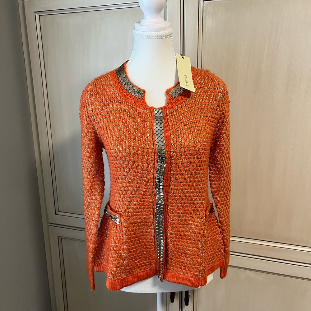Eyedoll Metallic Knit Cardigan